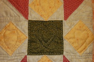 Quilted Pillow Detail