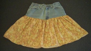 Jean Skirt - How to Make a Skirt from an Old Pair of Jeans