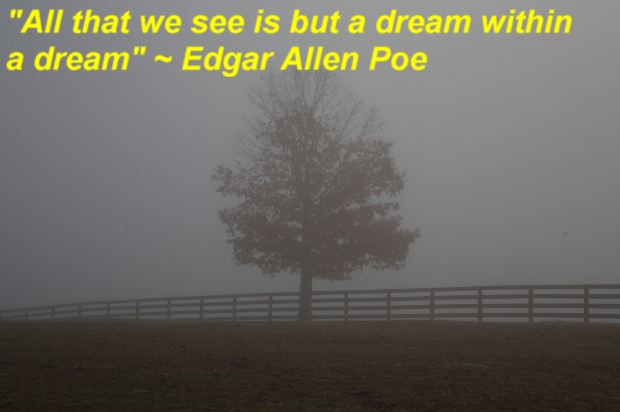 All that we see is but a dream 