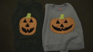 Pumpkin applique pattern