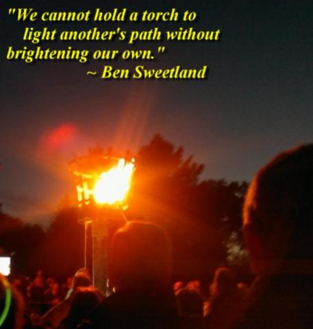 We cannot hold a torch 