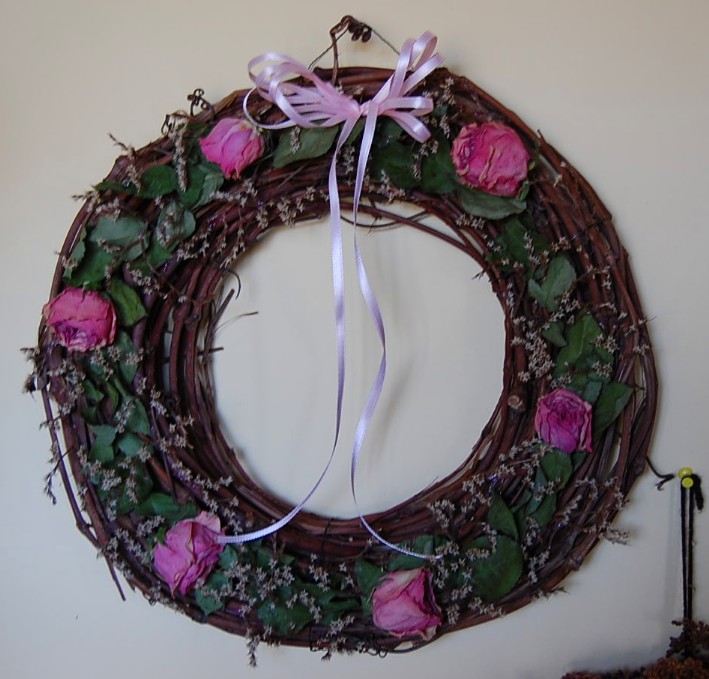 Elegant Roses Wreath
