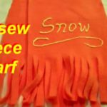 How to Make a Simple No-Sew Fleece Scarf