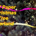 How to Make a Christmas Tree Garland out of Scrapbooking Paper