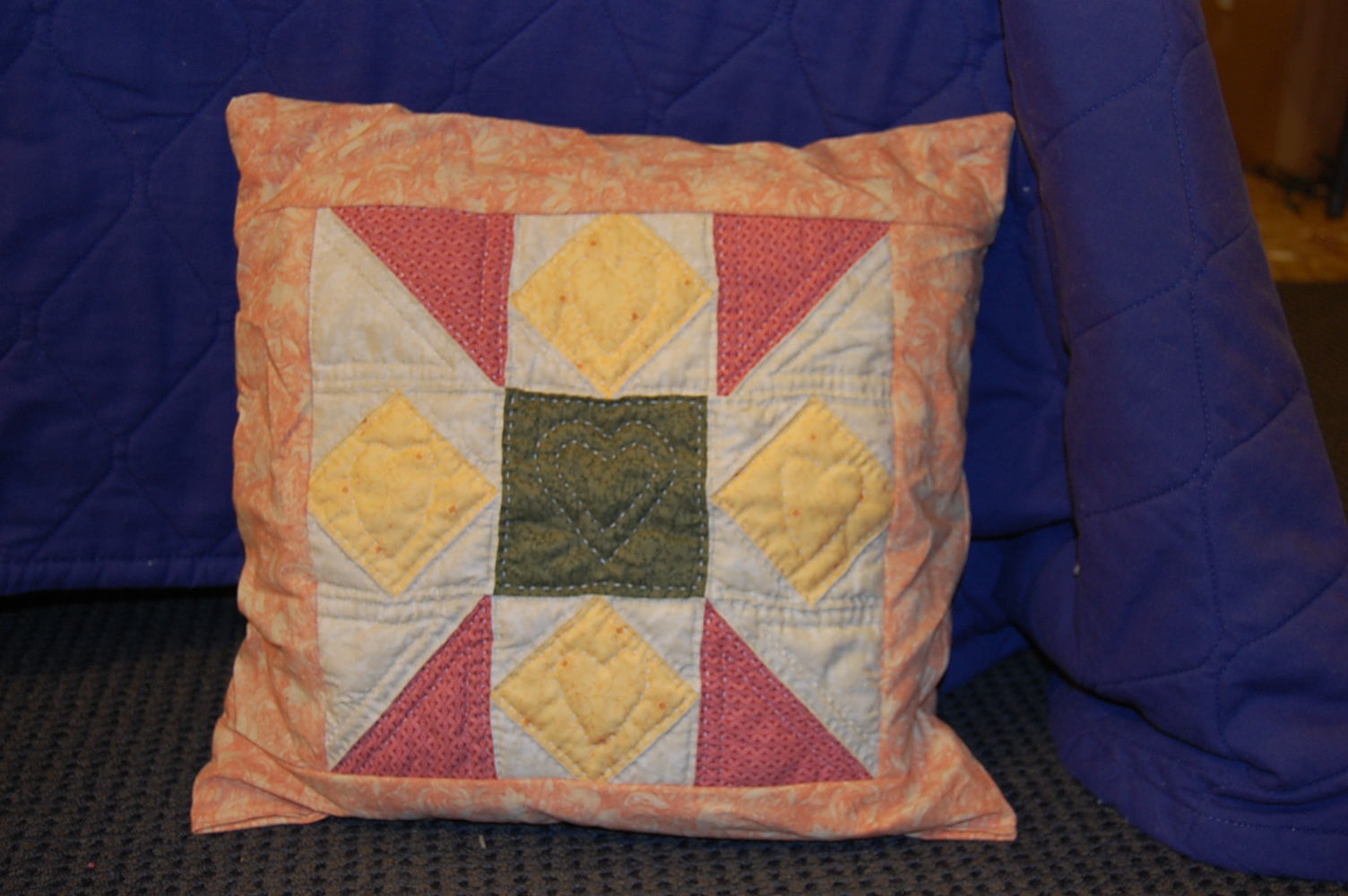 Hand Quilted Pillow Case