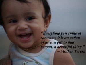 Everytime you smile at someone