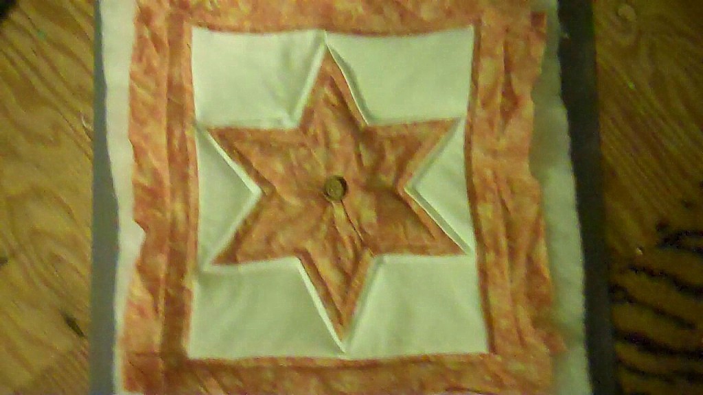 Free quilted pillow star pattern