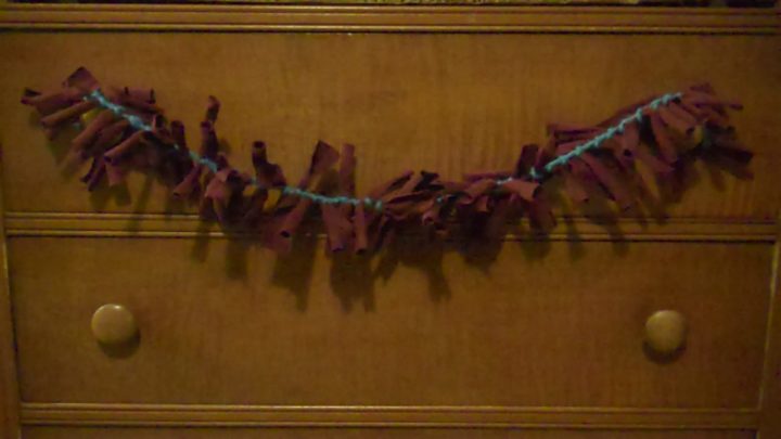 rag strip garland