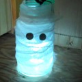 Mason Jar Mummy Halloween Craft