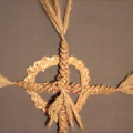 Wheat Weaving Tutorial: Celtic Cross