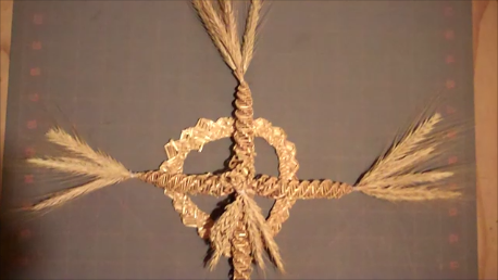 Wheat Weaving Tutorial: Celtic Cross