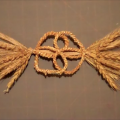 Wheat Weaving Tutorial: Round About Knot