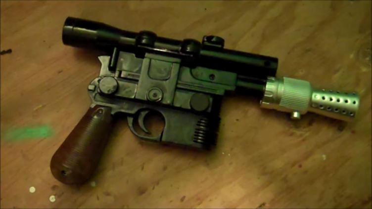 How to make a Han Solo Blaster DL 44 Look More Movie Authentic