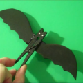 Crafts for Kids - Quick and Easy DIY Halloween Bat Clothespins