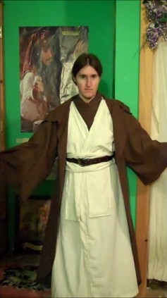 Diy Jedi Costume Part 2 Brown Outer Robe