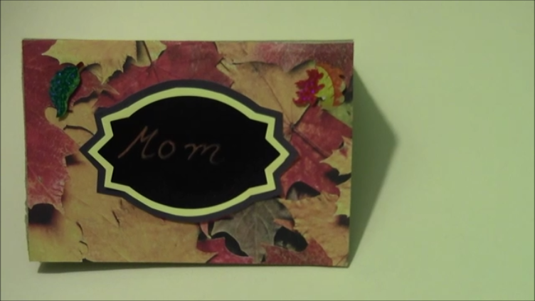 DIY Reusable Thanksgiving Table Place cards