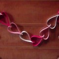 Super Easy Valentine's Day Hearts Garland