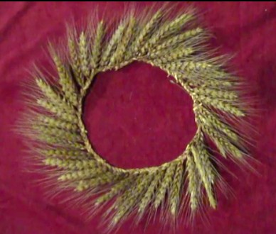 Wheat Weaving Tutorial: Head Wreath / Crown