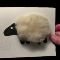 Easy DIY Wooly Sheep Card