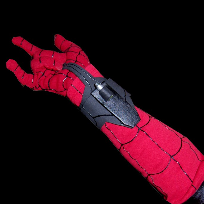 Spiderman Costume Tutorial Web shooters and Gloves