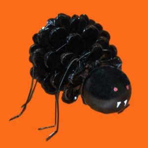 Cheap and Easy DIY Pinecone Spiders