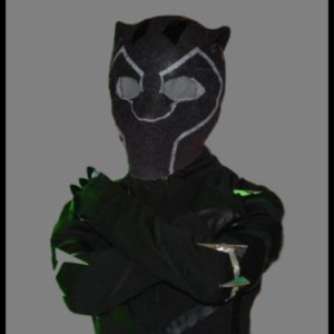 DIY Black Panther Mask - By Amber Reifsteck, The Woodland Elf 