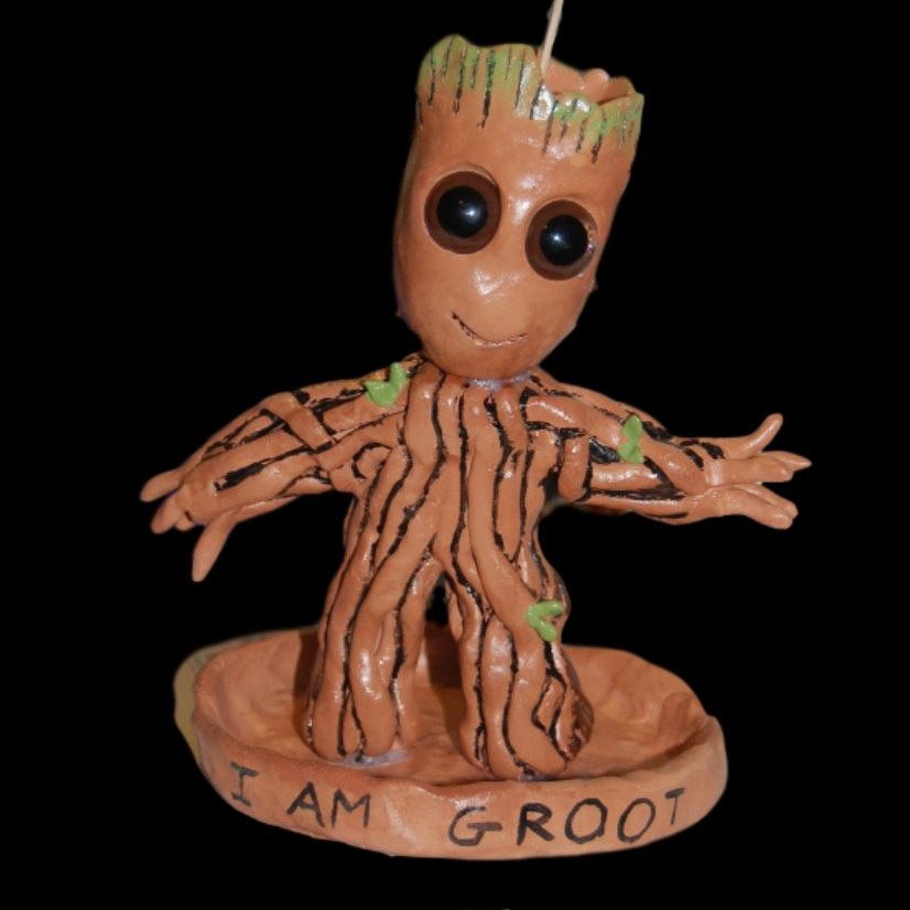 How To Make A Baby Groot Incense Burner