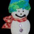 Easy DIY Upcycled Sock Snowmen