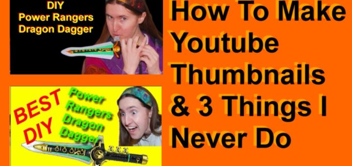 How to Make Youtube Thumbnails - 3 Things I Never Do
