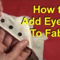 How to Add Eyelets to Fabric