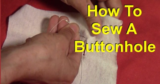 How to Make a Buttonhole By Hand
