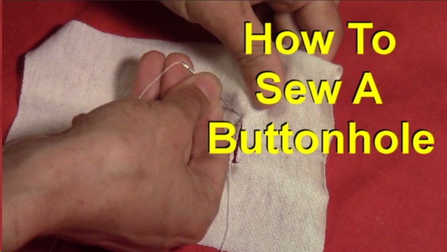 How to Make a Buttonhole By Hand