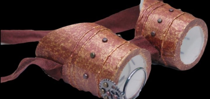 Cheap And Easy DIY Steampunk Goggles (cardboard)