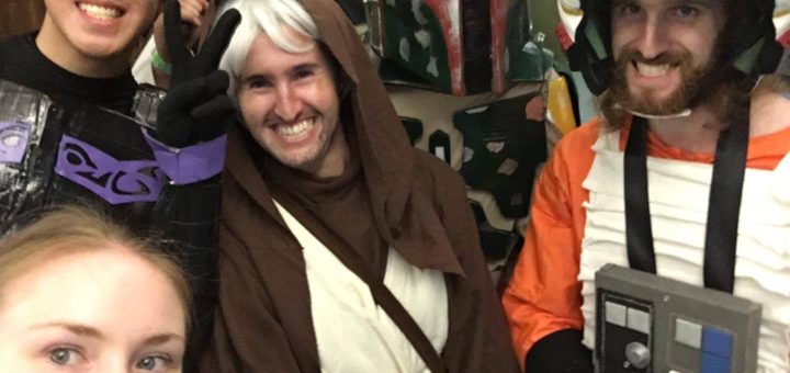 making friends at a comic con