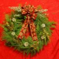 How to Make a Christmas Wreath with Evergreens
