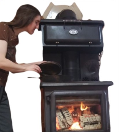 How to cook on a wood stove