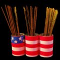 DIY 4th of July American Flag Canisters