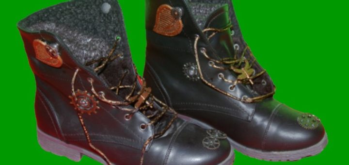 DIY Steampunk Elf Boots 2