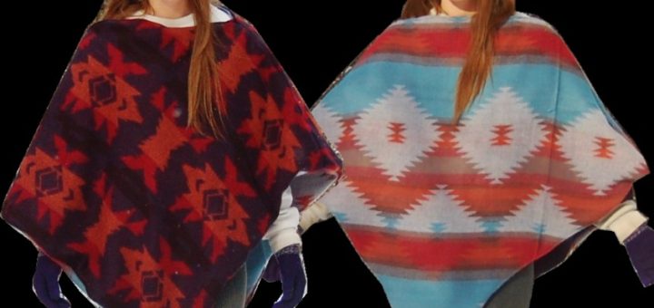 DIY Clothes - Easy Reversible Poncho