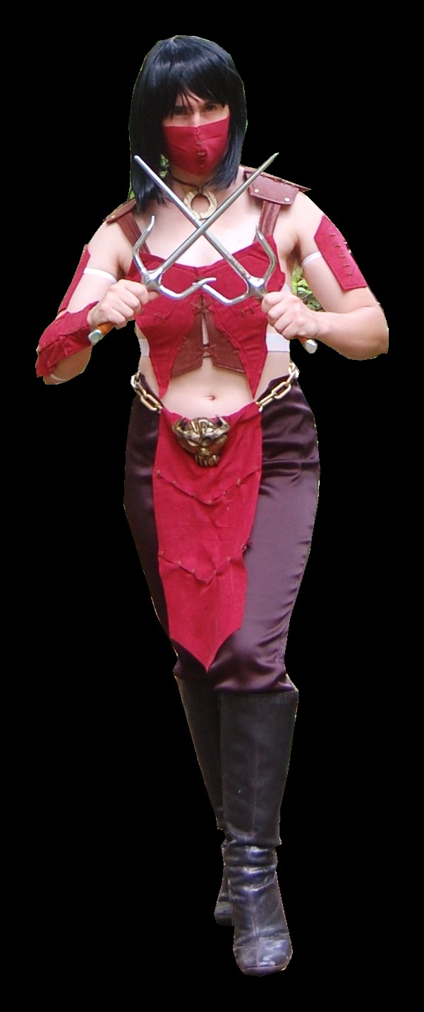 molecule scrapbook timer Mileena Costume Tutorial Mortal Kombat x Part 2 Armor, Necklace, Mask ~ The  Woodland Elf