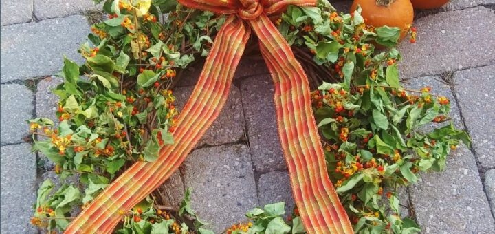 Bittersweet Wreath Tutorial For Autumn