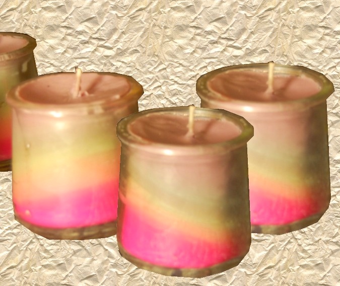 DIY Striped Candles - Layered Candles, Rainbow Candles, Candy Cane Candles