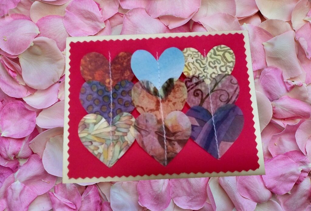 Many Hearts DIY Valentine Card
