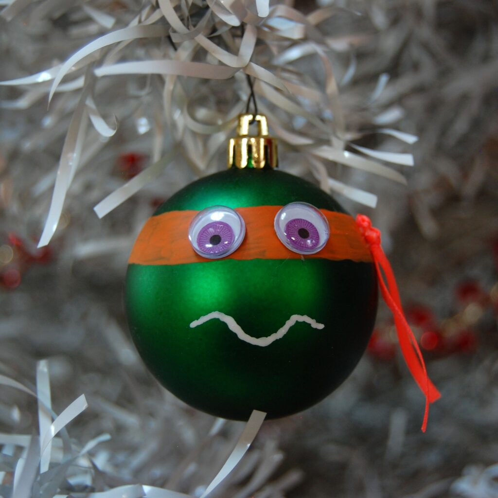 4 Nerdy DIY Christmas Ornaments Ideas - Turning Old Thrift Store Balls Into Geeky Masterpieces - Quick and Easy!